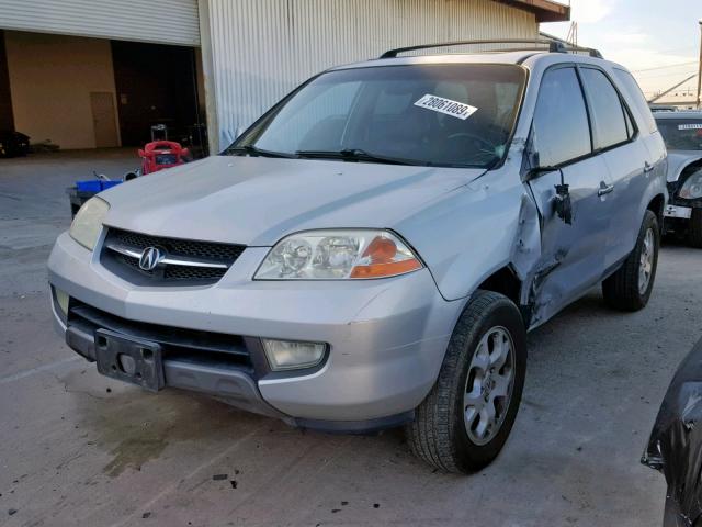 2HNYD18661H002011 - 2001 ACURA MDX TOURIN SILVER photo 2