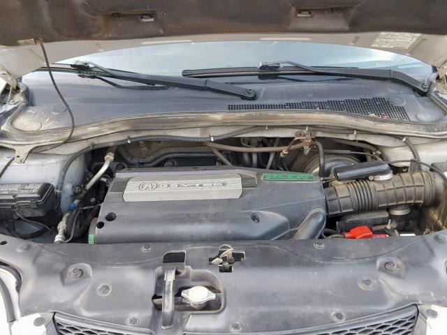 2HNYD18661H002011 - 2001 ACURA MDX TOURIN SILVER photo 7