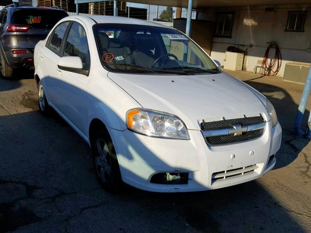 KL1TD5DE8BB134998 - 2011 CHEVROLET AVEO LS WHITE photo 1
