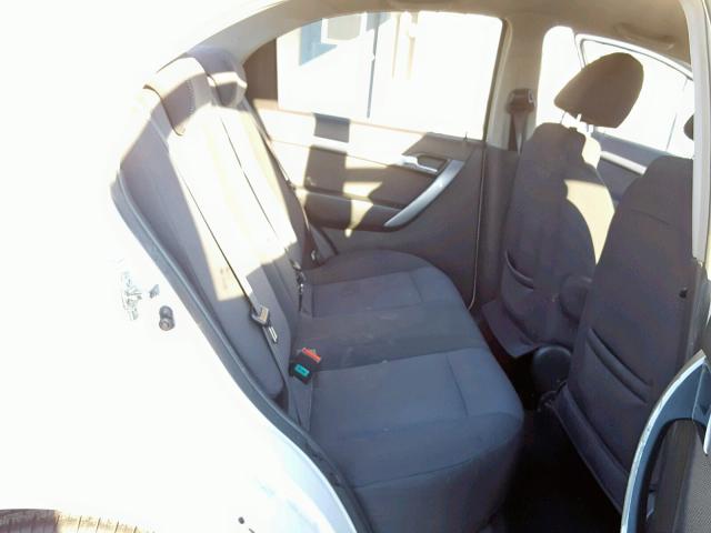 KL1TD5DE8BB134998 - 2011 CHEVROLET AVEO LS WHITE photo 6