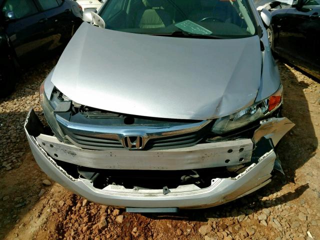 19XFB2F94CE007163 - 2012 HONDA CIVIC EXL SILVER photo 9