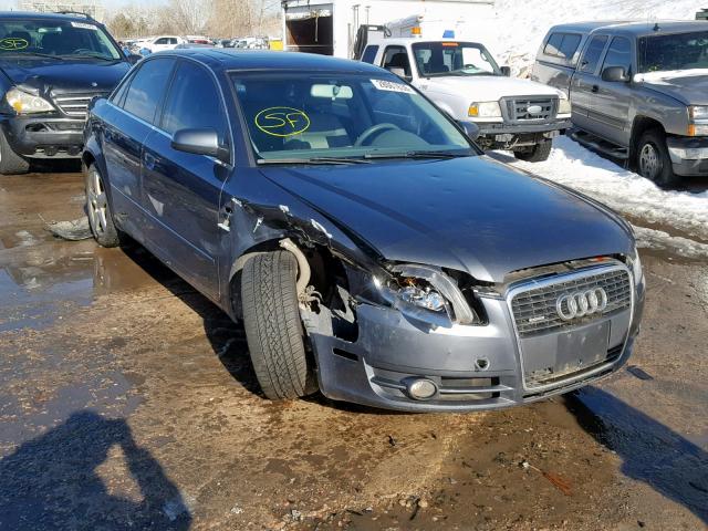 WAUDF68EX5A514813 - 2005 AUDI A4 2.0T QU GRAY photo 1