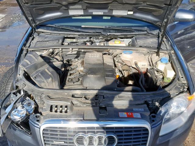 WAUDF68EX5A514813 - 2005 AUDI A4 2.0T QU GRAY photo 7