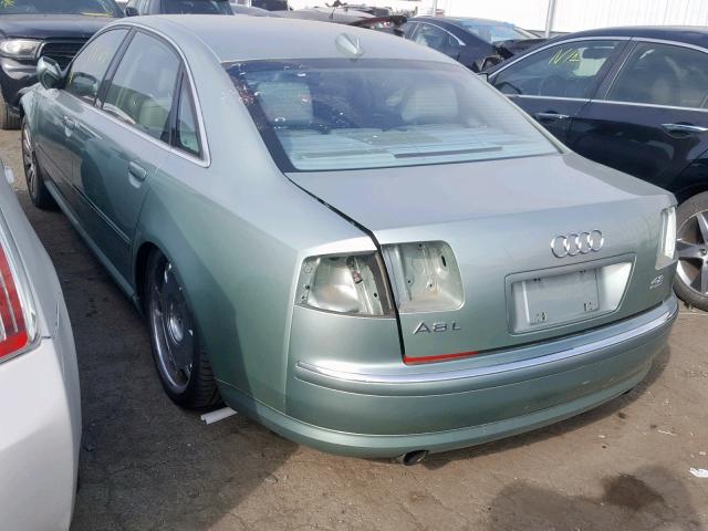 WAUML44E94N015544 - 2004 AUDI A8 L QUATT GREEN photo 3