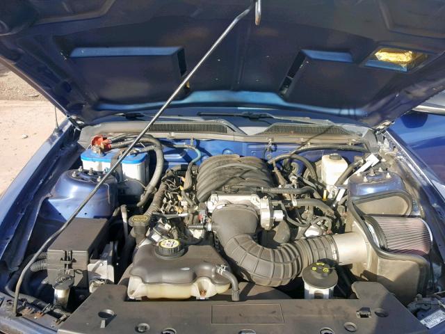 1ZVHT82H885124525 - 2008 FORD MUSTANG GT BLUE photo 7