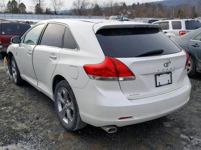 4T3ZK11A19U017851 - 2009 TOYOTA VENZA WHITE photo 3