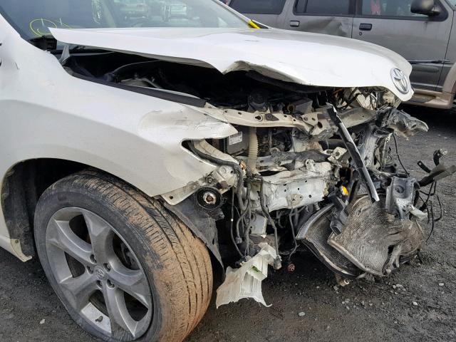 4T3ZK11A19U017851 - 2009 TOYOTA VENZA WHITE photo 9