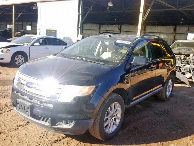 2FMDK38CX9BA35082 - 2009 FORD EDGE SEL BLUE photo 2