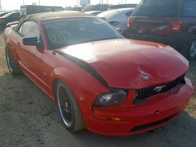 1ZVFT85H465137465 - 2006 FORD MUSTANG GT RED photo 1