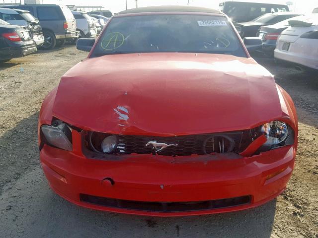 1ZVFT85H465137465 - 2006 FORD MUSTANG GT RED photo 9