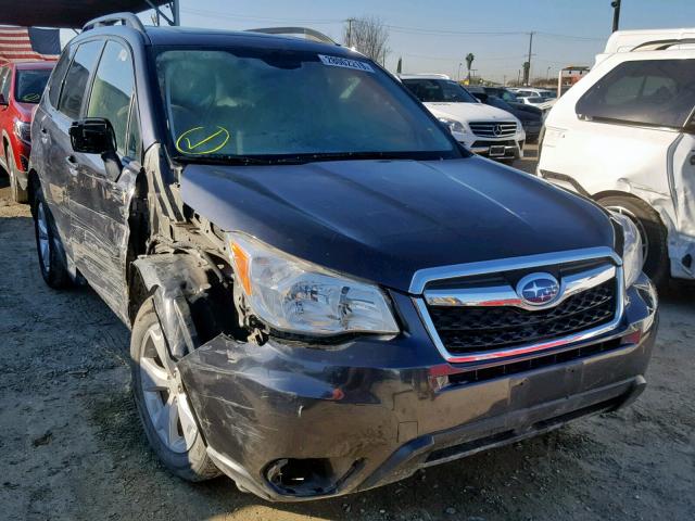 JF2SJAFC2FH556447 - 2015 SUBARU FORESTER 2 BLACK photo 1