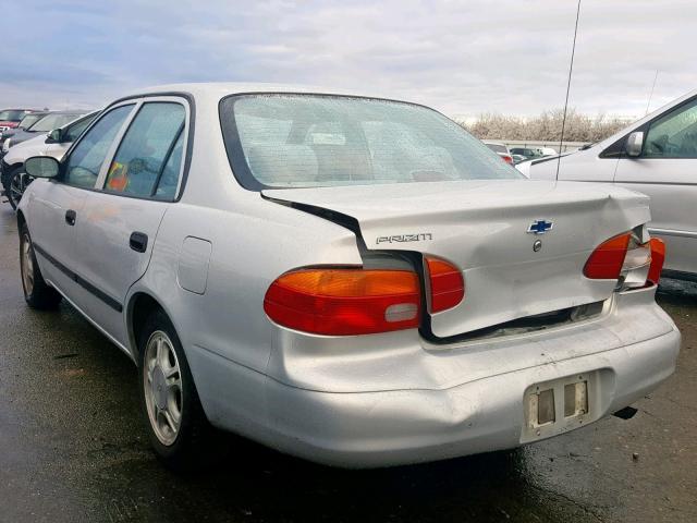 1Y1SK52861Z405081 - 2001 CHEVROLET GEO PRIZM SILVER photo 3