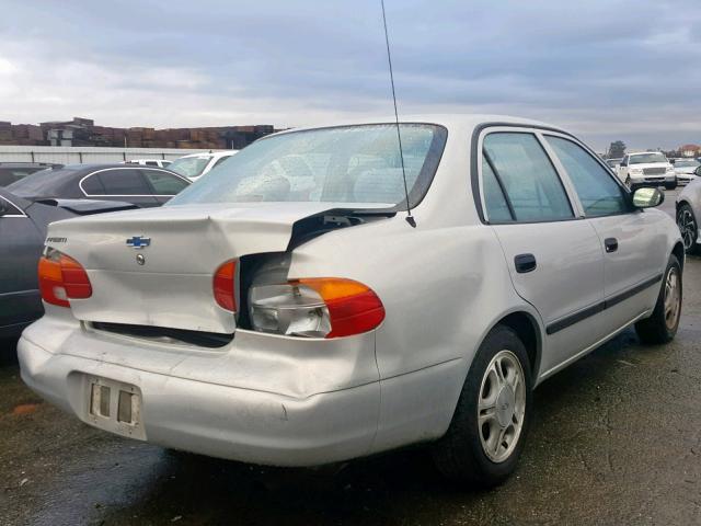 1Y1SK52861Z405081 - 2001 CHEVROLET GEO PRIZM SILVER photo 4