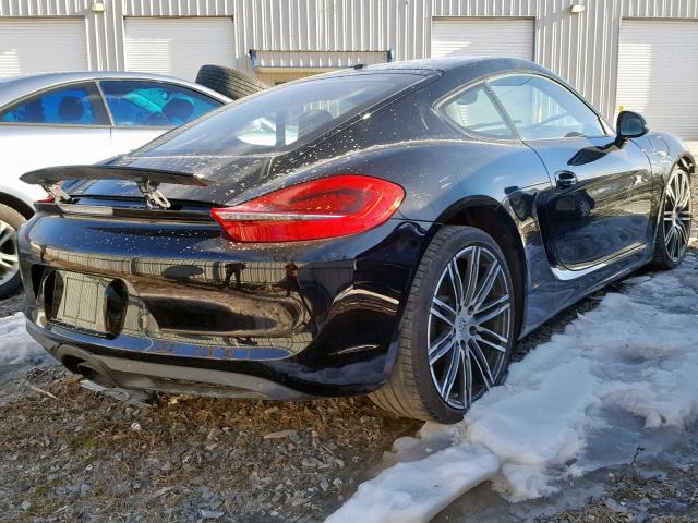 WP0AA2A86GK171755 - 2016 PORSCHE CAYMAN BLACK photo 4