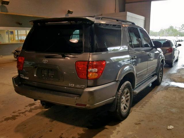 5TDBT48AX3S152342 - 2003 TOYOTA SEQUOIA LI GRAY photo 4