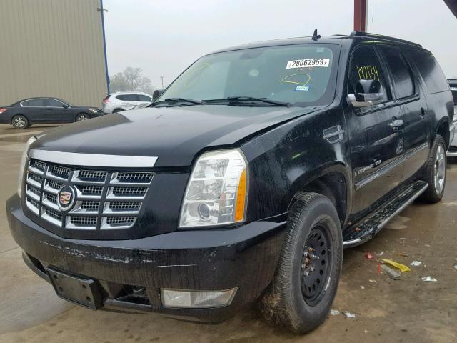 1GYFK66878R146420 - 2008 CADILLAC ESCALADE E BLACK photo 2