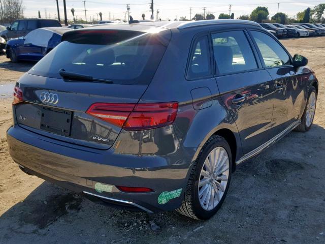 WAUUPBFF0HA123529 - 2017 AUDI A3 E-TRON GRAY photo 4