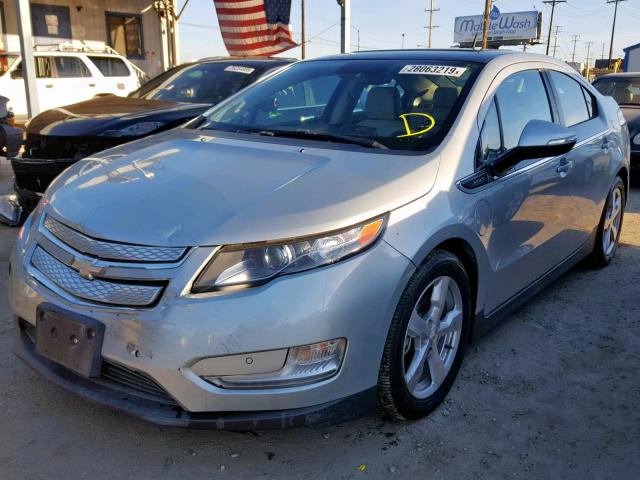 1G1RD6E40BU102199 - 2011 CHEVROLET VOLT SILVER photo 2