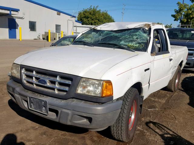 1FTYR10U22PB54401 - 2002 FORD RANGER WHITE photo 2