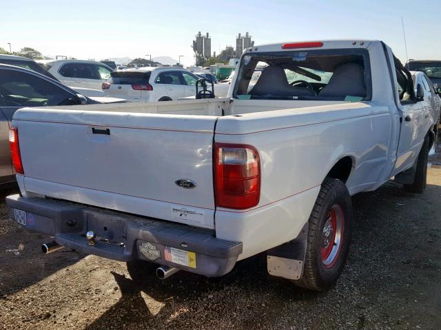 1FTYR10U22PB54401 - 2002 FORD RANGER WHITE photo 4