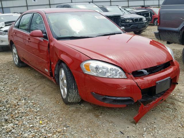 2G1WD58C579223251 - 2007 CHEVROLET IMPALA SUP წითელი ფოტო 1