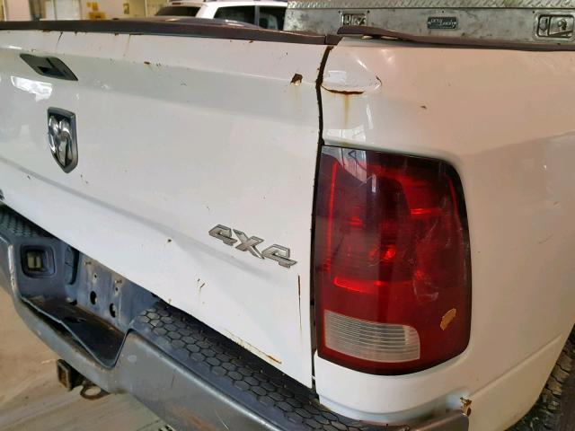 3D7TT2CT2AG181191 - 2010 DODGE RAM 2500 WHITE photo 9