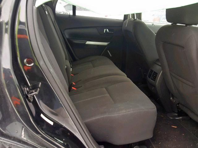 2FMDK4GC4CBA83255 - 2012 FORD EDGE SE BLACK photo 6