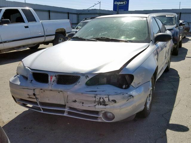 1G2NF52E04M700596 - 2004 PONTIAC GRAND AM S SILVER photo 9