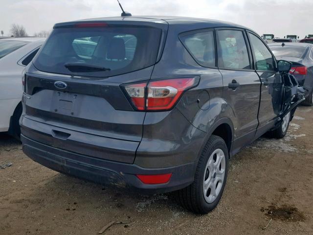 1FMCU0F73JUD01180 - 2018 FORD ESCAPE S GRAY photo 4