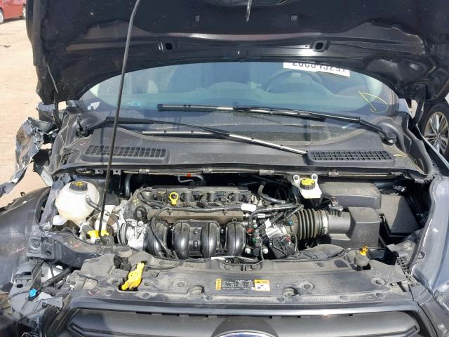 1FMCU0F73JUD01180 - 2018 FORD ESCAPE S GRAY photo 7