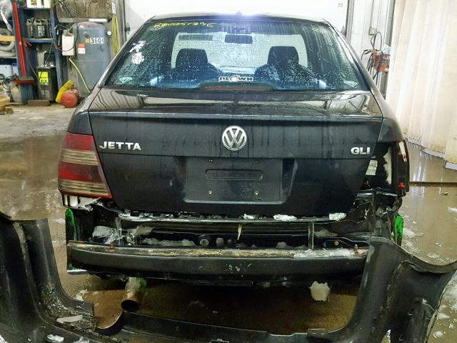 3VWSE69M55M027523 - 2005 VOLKSWAGEN JETTA GLI BLACK photo 9