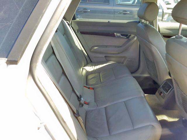 WAUKG74F46N040845 - 2006 AUDI A6 AVANT Q SILVER photo 6