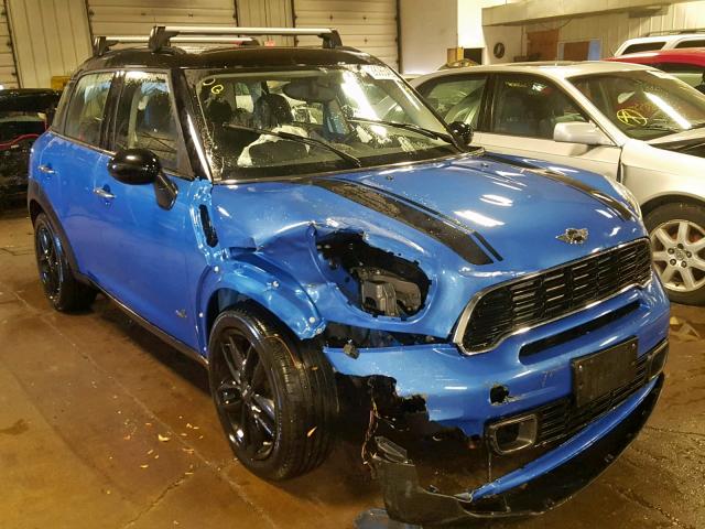 WMWZC5C58CWL60098 - 2012 MINI COOPER S C BLUE photo 1