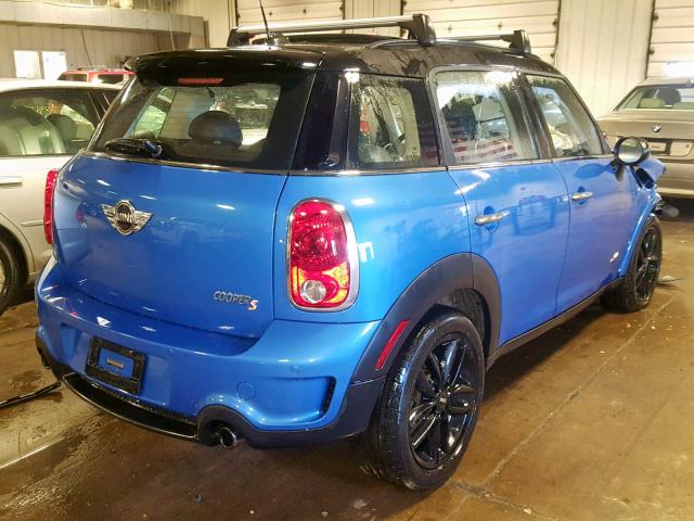 WMWZC5C58CWL60098 - 2012 MINI COOPER S C BLUE photo 4