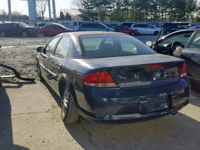 1C3AL56U71N581878 - 2001 CHRYSLER SEBRING LX BLACK photo 3