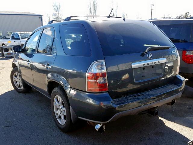 2HNYD18674H520584 - 2004 ACURA MDX TOURIN GRAY photo 3