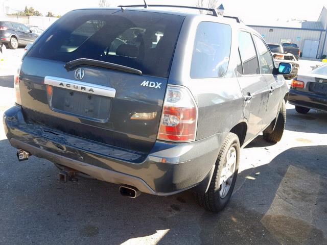 2HNYD18674H520584 - 2004 ACURA MDX TOURIN GRAY photo 4