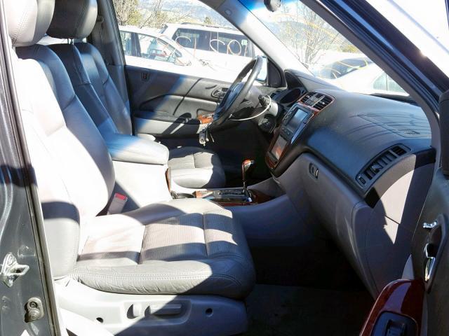 2HNYD18674H520584 - 2004 ACURA MDX TOURIN GRAY photo 5