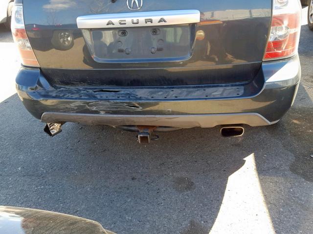 2HNYD18674H520584 - 2004 ACURA MDX TOURIN GRAY photo 9