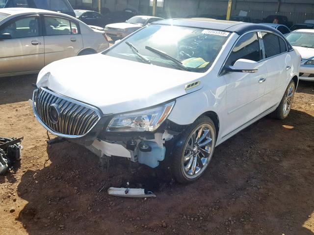 1G4GB5G34GF123910 - 2016 BUICK LACROSSE WHITE photo 2