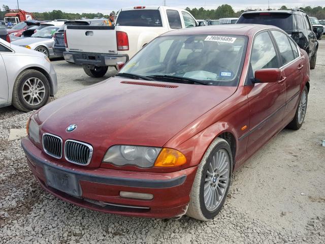 WBAAV53461JS90447 - 2001 BMW 330I RED photo 2