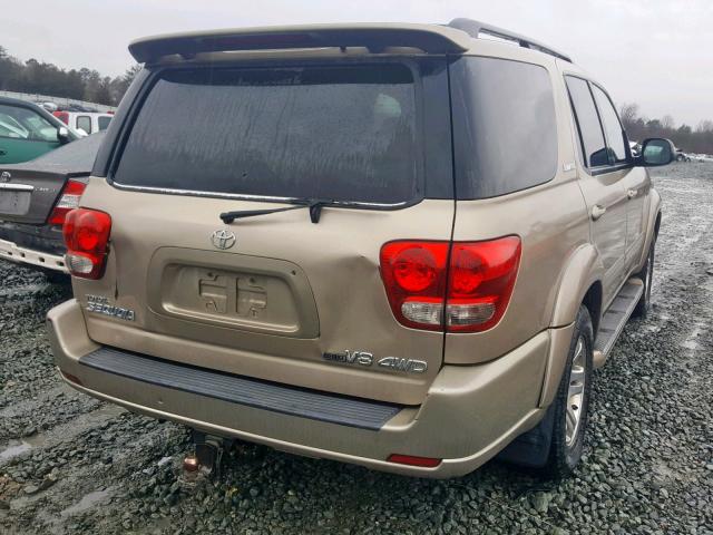 5TDBT48A25S237730 - 2005 TOYOTA SEQUOIA LI TAN photo 4