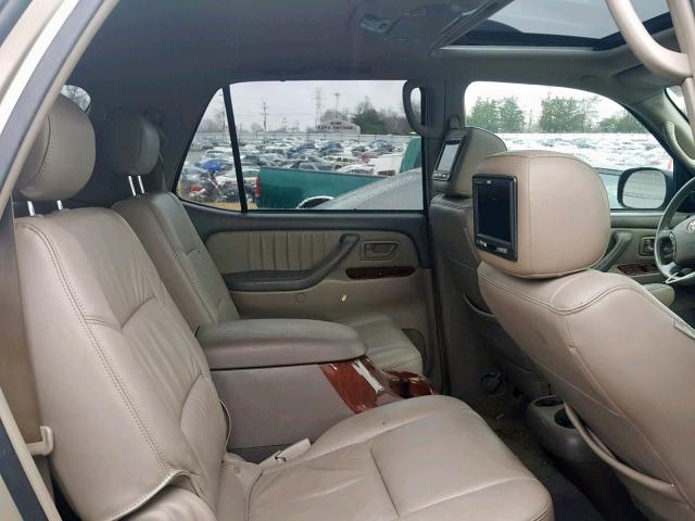 5TDBT48A25S237730 - 2005 TOYOTA SEQUOIA LI TAN photo 6