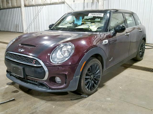 WMWLU5C54H2E83627 - 2017 MINI COOPER S C BURGUNDY photo 2