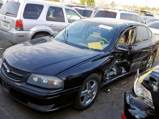 2G1WP521449325148 - 2004 CHEVROLET IMPALA SS BLACK photo 2