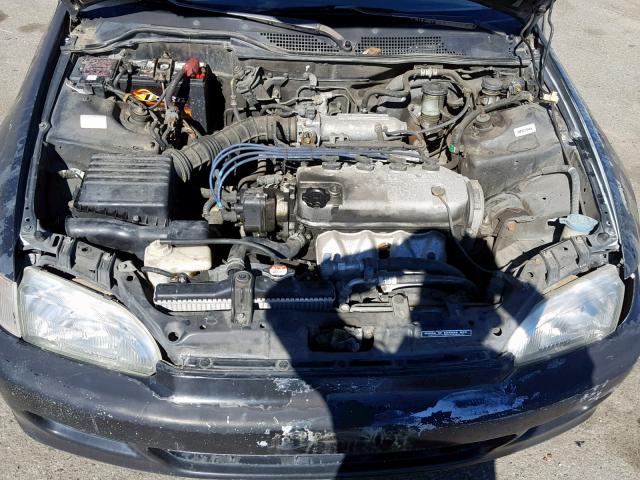 2HGEJ2128SH541487 - 1995 HONDA CIVIC DX BLACK photo 7