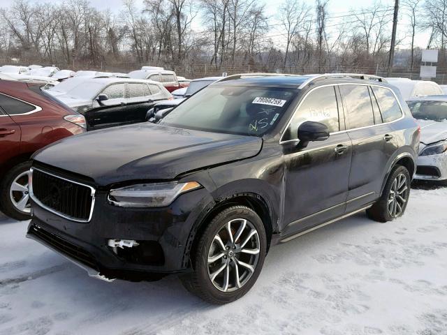 YV4A22PK8H1176797 - 2017 VOLVO XC90 T6 BLACK photo 2