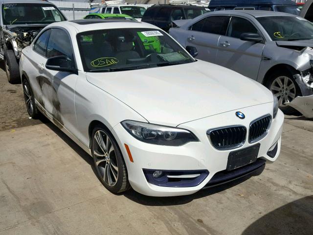 WBA1F5C57EV255825 - 2014 BMW 228 I WHITE photo 1