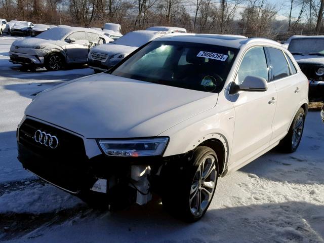 WA1GCCFS2HR016931 - 2017 AUDI Q3 PRESTIG WHITE photo 2