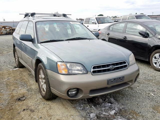 4S3BH806917624649 - 2001 SUBARU LEGACY OUT GREEN photo 1